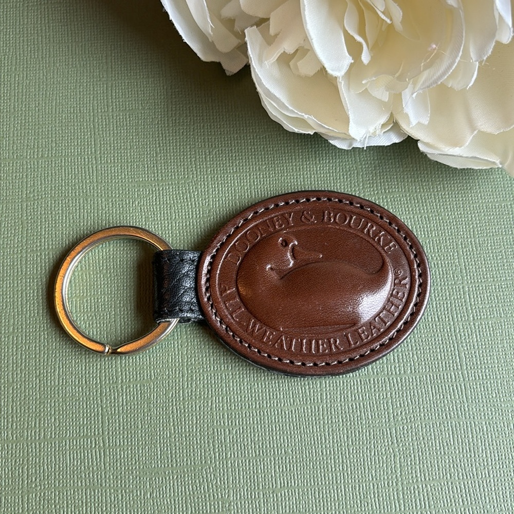 Dooney & Bourke Brown Duck Key Chain